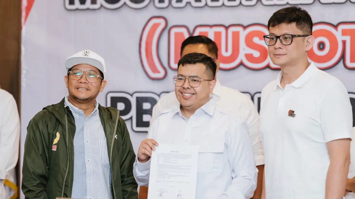Rian Septrianto Maulana terpilih secara aklamasi sebagai Ketua Umum PBPI Kota Surabaya masa bakti 2026–2030. (Andy Satria) 
