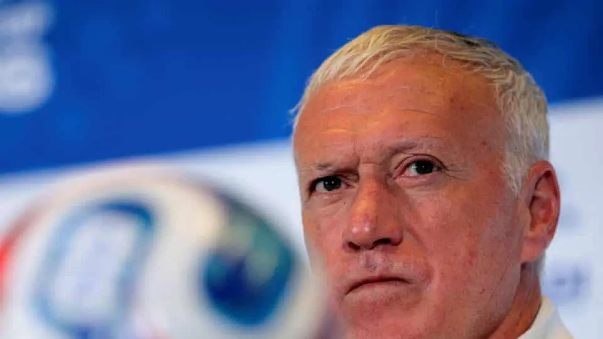 Pelatih Les Bleus Prancis Didier Deschamps. (The Guardian) 