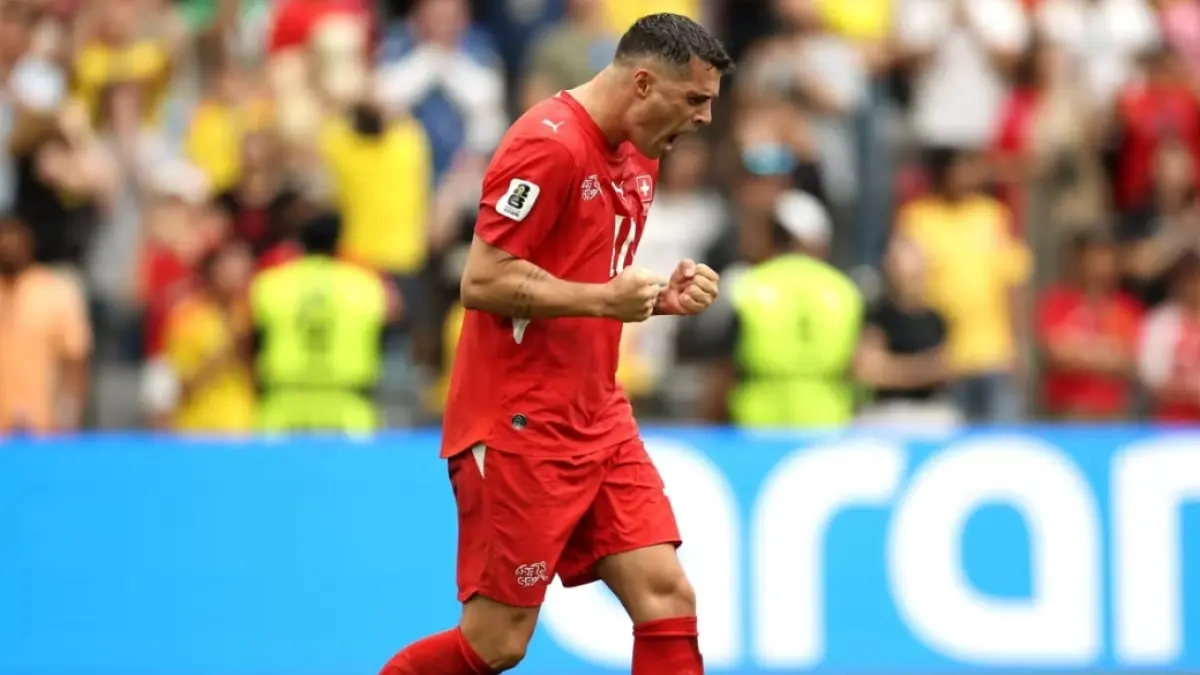 Granit Xhaka bangga pimpin Timnas Swiss menghadapi Argentina. (FIFA) 