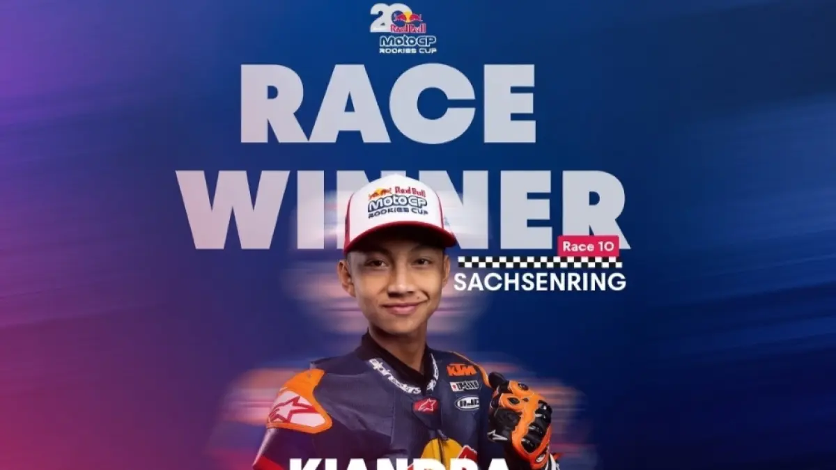 Kiandra Ramadhipa tampil mengesankan di Sachsenring. (Instagram) 