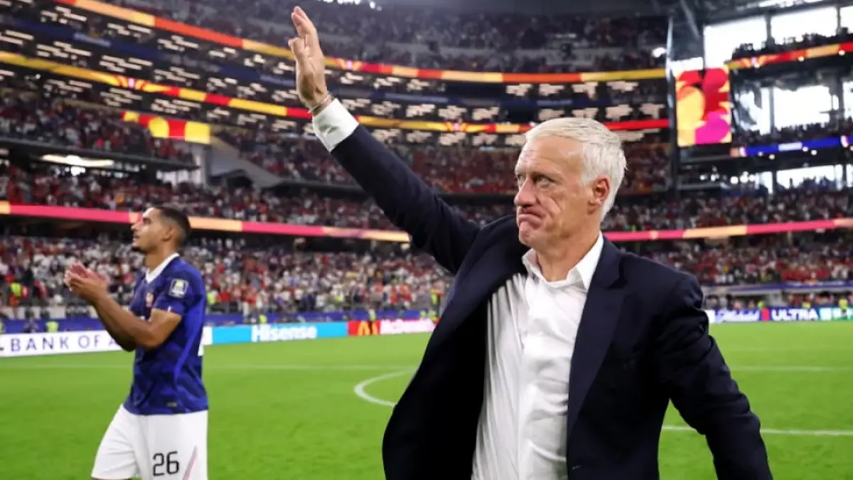 Didier Deschamps hanya memiliki satu gelar Piala Dunia 2018 sebagai pencapaian selama 14 tahun yang gemilang menangani tim nasional Prancis.(Héctor Vivas/FIFA/Getty Images) 