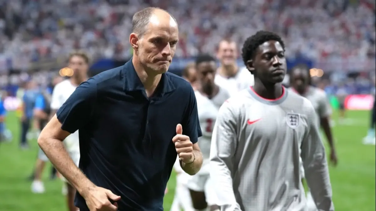 Thomas Tuchel tanggung jawab atas kegagalan Inggris. (Dailymail) 