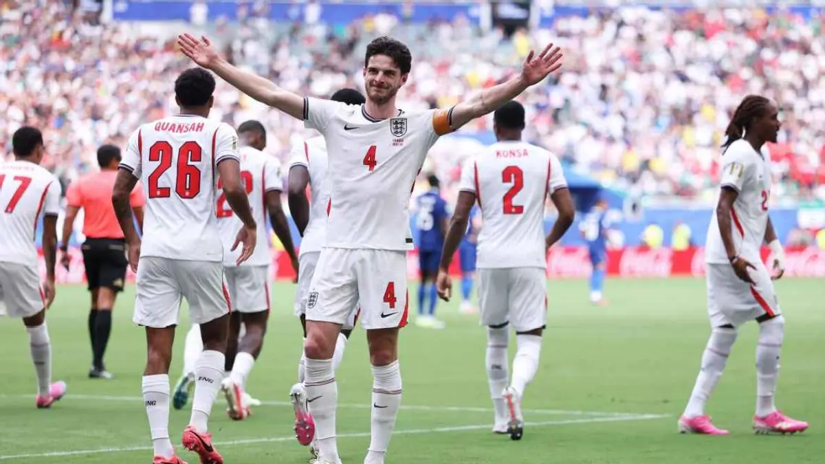 Declan Rice optimistis masa depan Timnas Inggris. (ESPN) 