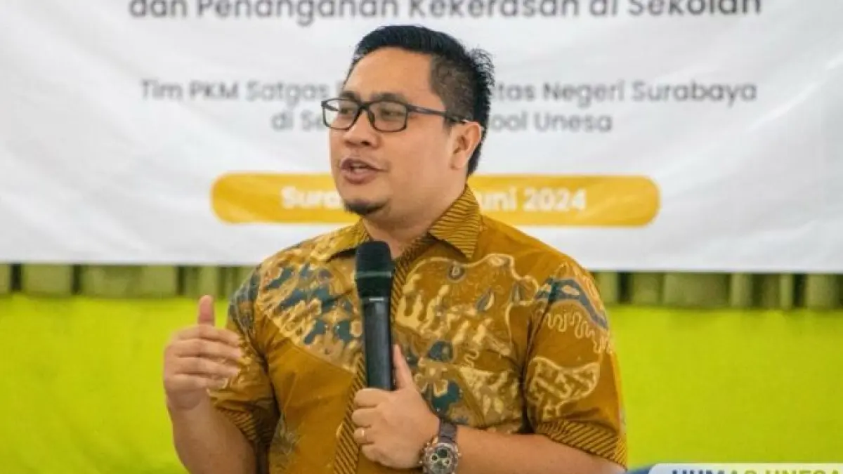 Ketua Satgas PPK Unesa Iman Pasu Marganda Hadiarto Purba