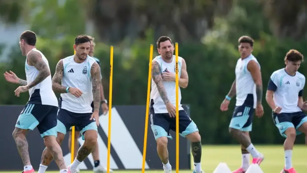 Tim Tango Argentina bersiap menghadapi laga final.(RepublicWorld) 