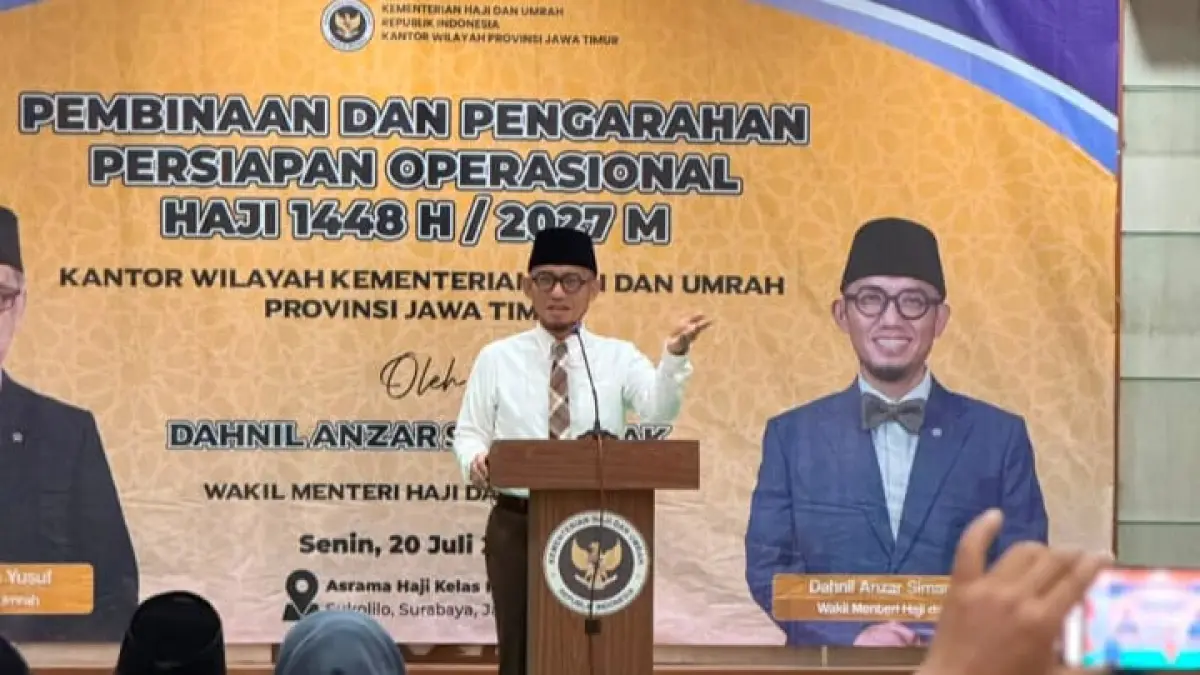 Wamenhaj Dahnil Azhar Simanjuntak. (Rahmat Sudrajat) 