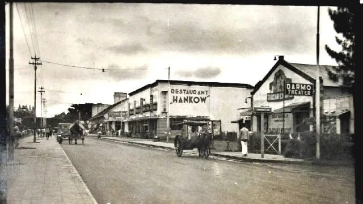 Restaurant Hankow di kawasan Pandegiling Surabaya pada masa Hindia Belanda. (IST)