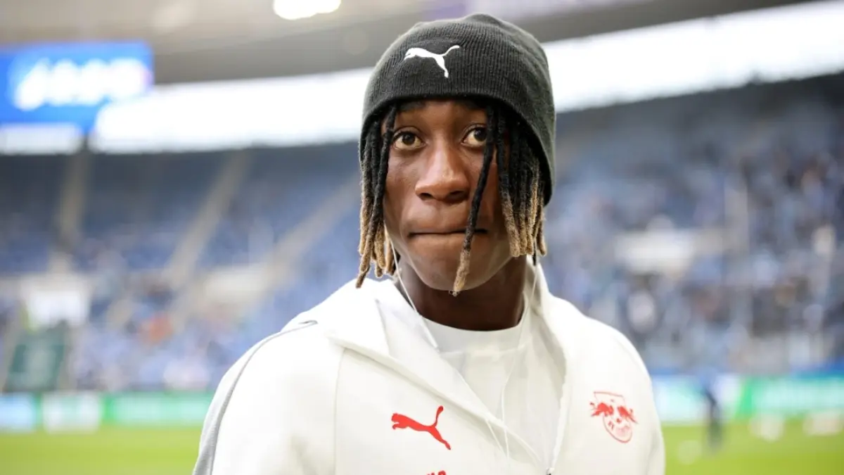 Yan Diomande jadi rebutan Real Madrid dan Liverpool. (RB Leipzig) 