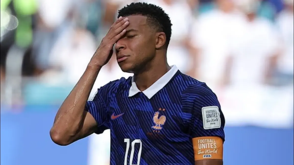 Kylian Mbappe mengakui belum move on dari kegagalan Piala Dunia 2026.(dailymail) 