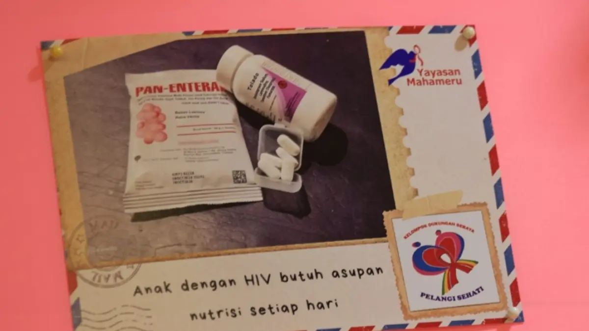 Ilustrasi HIV anak. 