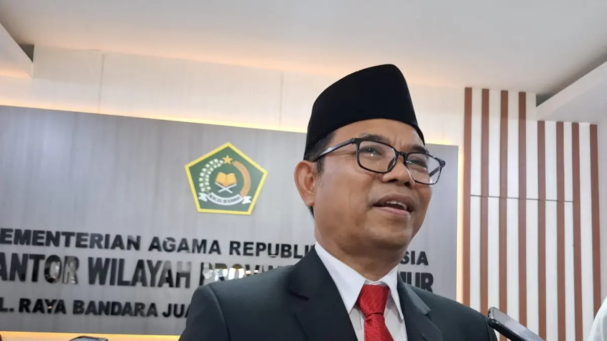 Kepala Kanwil Kemenag Jatim, Akhmad Sruji Bahtiar. (Rahmat Sudrajat) 