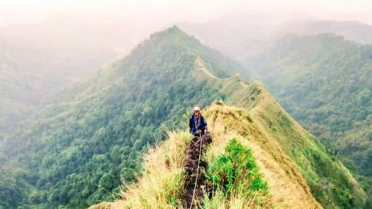 Gunung Piramid di Curahdami, Bondowoso, Jawa Timur.(dok Eiger)
