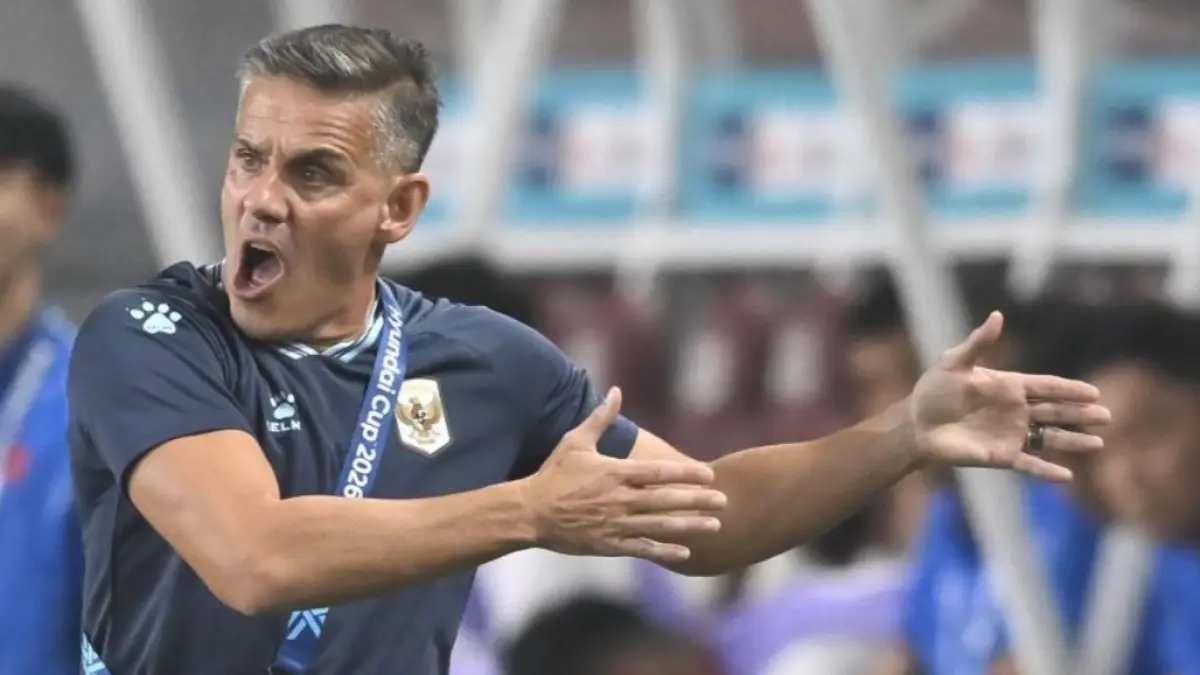 John Herdman harus bisa benahi skuad Garuda sebelum laga lawa Singapura. (ANTARA FOTO/Bayu Pratama S/foc.) 
