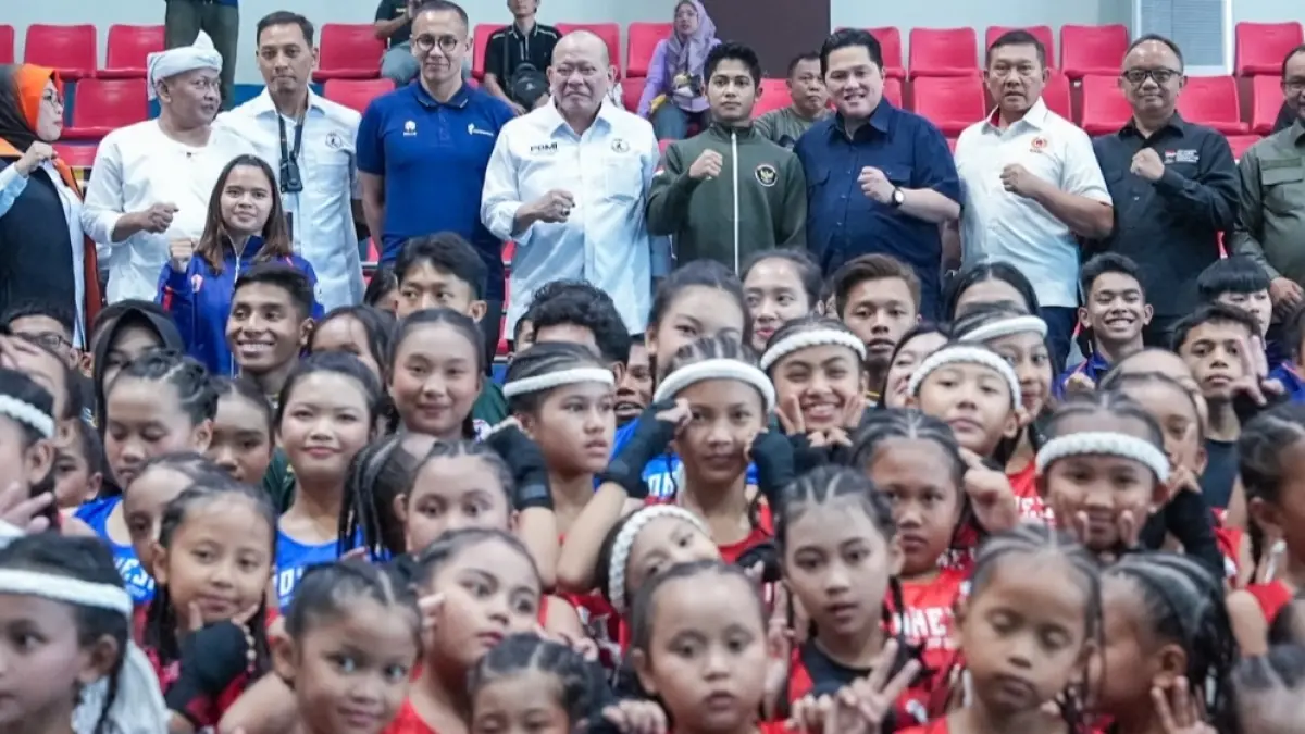 Menpora Erick Thohir membuka gelaran Kejurnas Muaythai 2026.(humas) 
