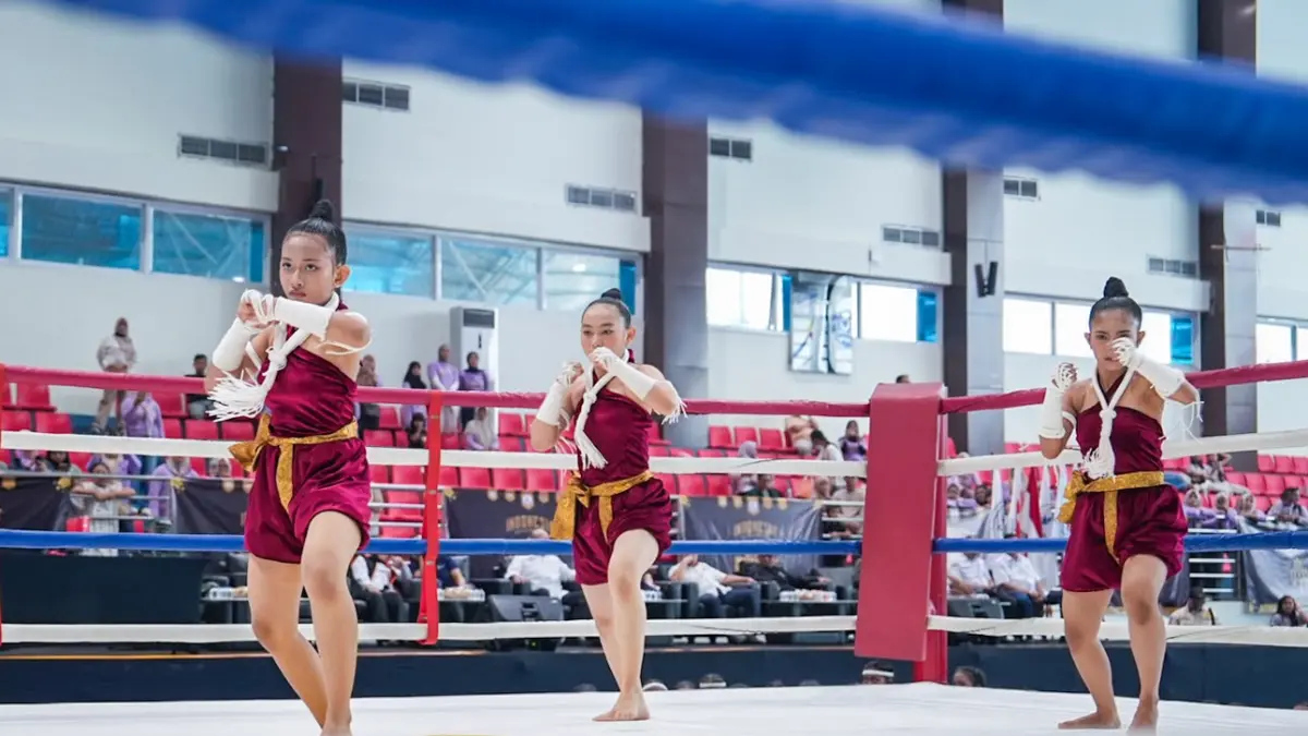 Muay Aerobik Nusantara memadukan olahraga beladiri khas Thailand dan Budaya Indonesia.(Humas PBMI)