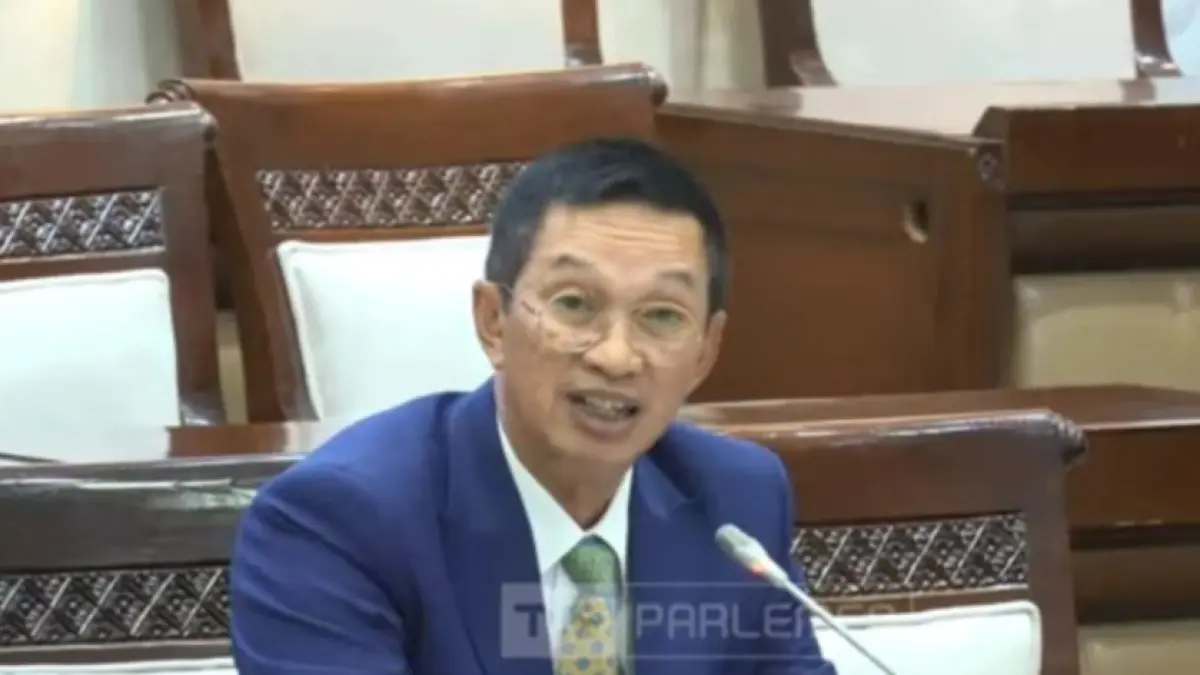 Wakil Ketua Dewan Komisioner OJK, Hernawan Bekti Sasongko. (TV Parlemen) 