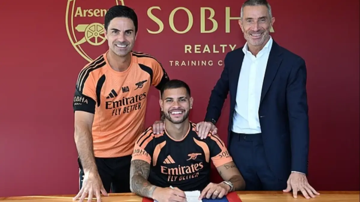 Arsenal telah merampungkan transfer Bruno Guimaraes dari Newcastle United dengan nilai £75 juta. (Daily mail) 
