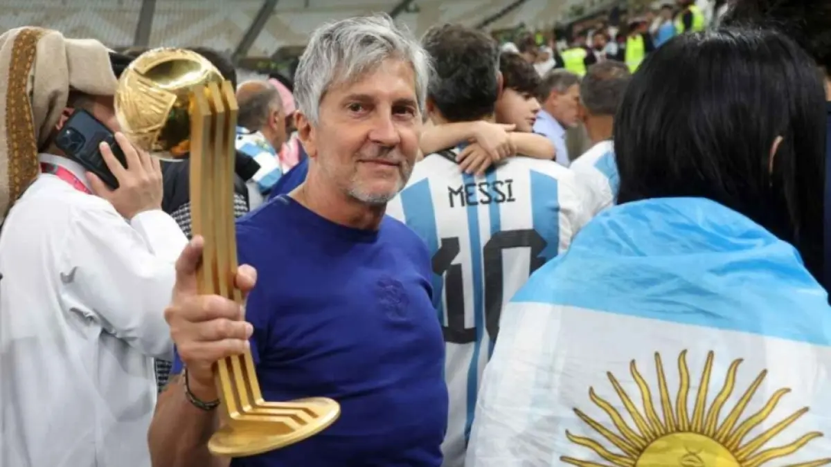 Jorge Messi, ayah sekaligus agen Lionel Messi. 