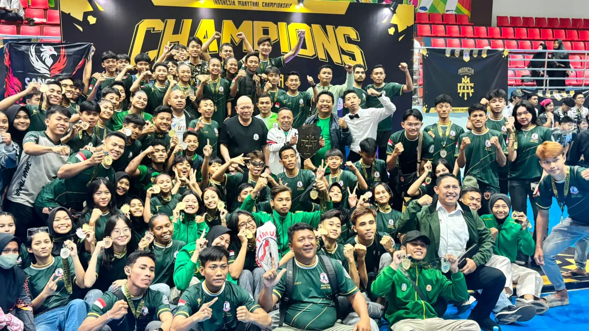 Muaythai Jawa Timur dominan di kategori master dan elite. (Humas) 