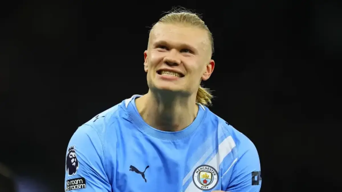 Erling Haaland bukan pilihan utama jadi katun tim Manchester City. (Sportmole) 