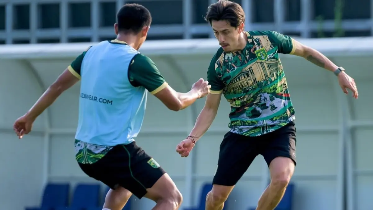Francisco Rivera dan kawan-kawan kembali berlatih usai libur empat hari pasca juara Piala Presiden 2026.(IG Persebaya) 