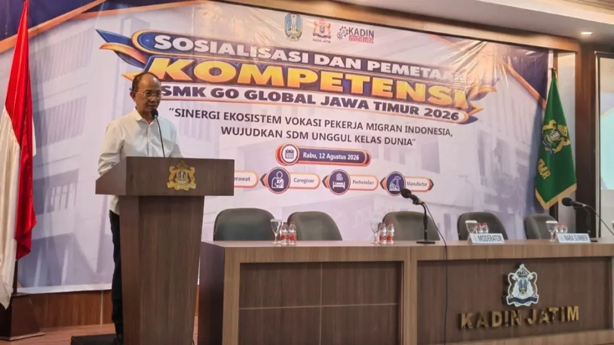 Ketua Kadin Jatim Adik Dwi Putranto. (mus permadani) 