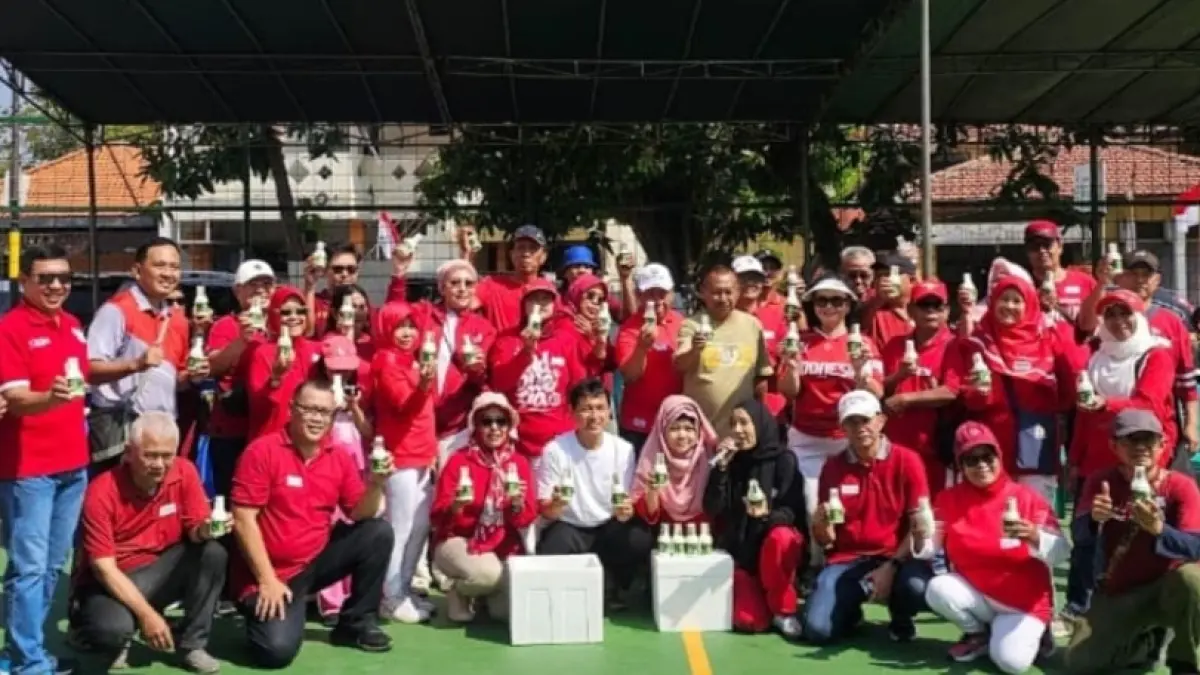 Keluarga Alumni Universitas Jember (Kauje) Korda Surabaya menggelar rangkaian kegiatan dalam rangka memperingati Hari Ulang Tahun (HUT) ke-81 Kemerdekaan Republik Indonesia, Sabtu (22/8).