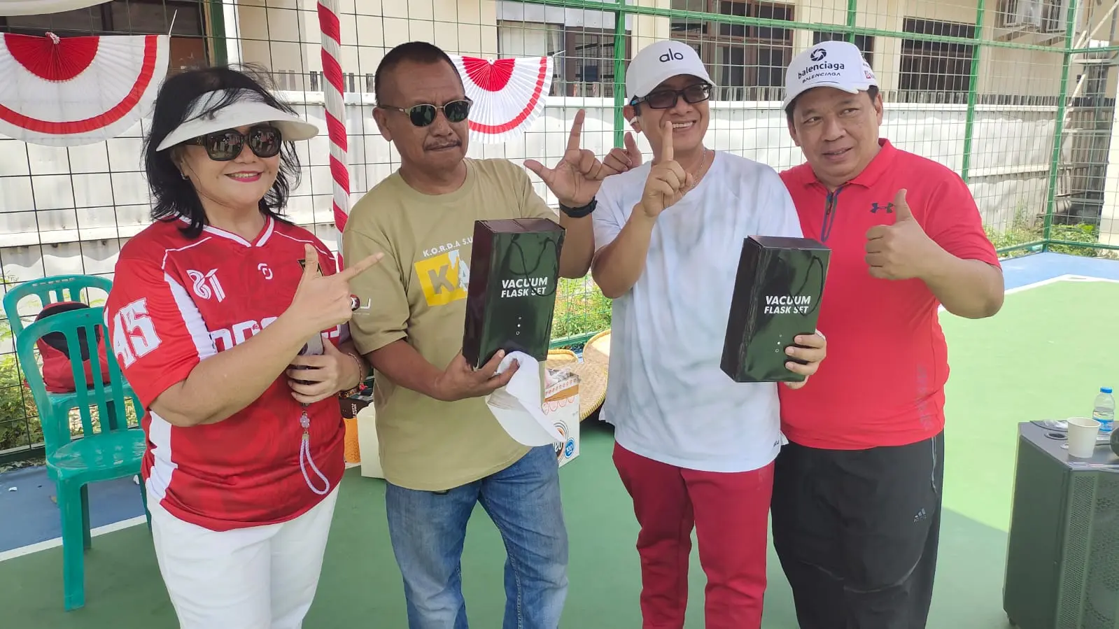 Ketua Kauje Korwil Jatim Lutfi L Hakim dan Ketua Kauje Korda Surabaya Eries Jonifianto. 
