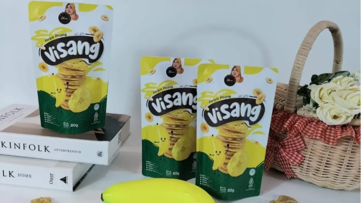 ENAK : Usaha yang dirintis oleh Wiliyah Wiji Astutik pada tahun 2019 ini bermula dari ide sederhana untuk meningkatkan nilai tambah hasil panen pisang yang melimpah di lingkungan sekitarnya. 