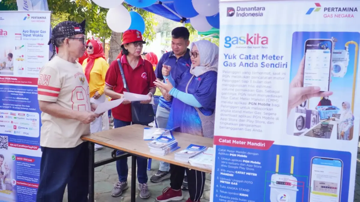 Edukasi jargas tersebut merupakan bagian dari program Gempita GasKita 2026 yang digelar PGN di sejumlah wilayah Kota Semarang, Minggu (23/8/2026).(PT PGN)
