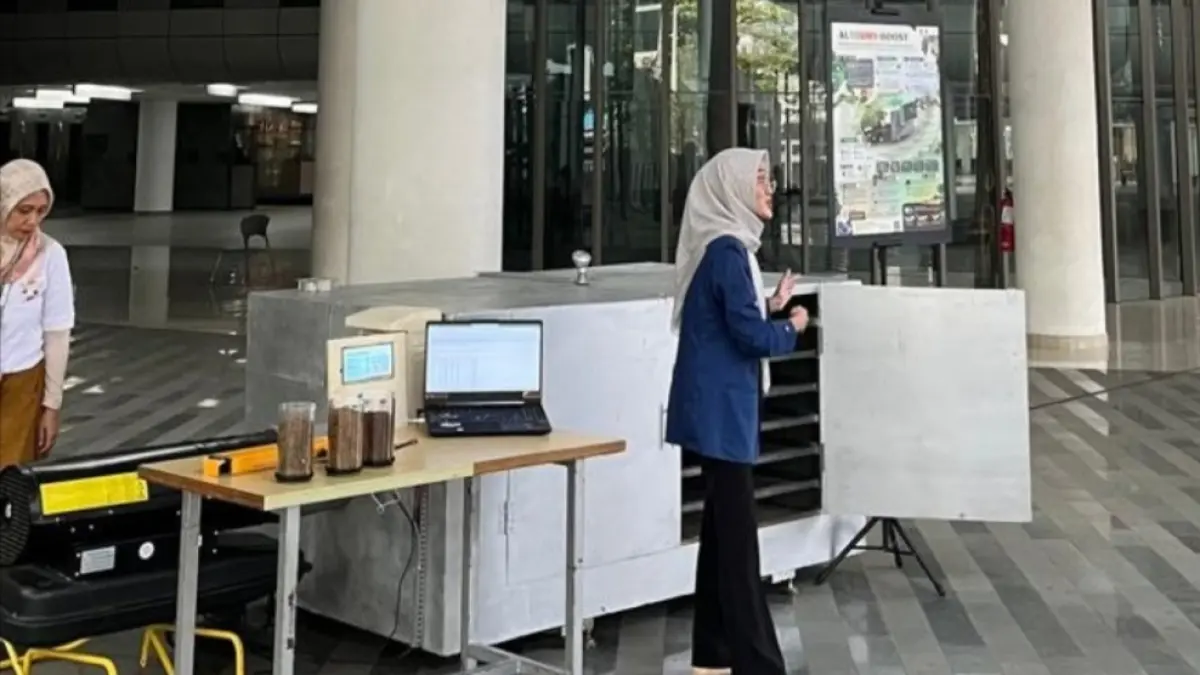 AutoDry Boost, inovasi alat pengering tembakau otomatis yang dikembangkan untuk mempercepat proses pengeringan dan mengurangi ketergantungan pada cuaca.