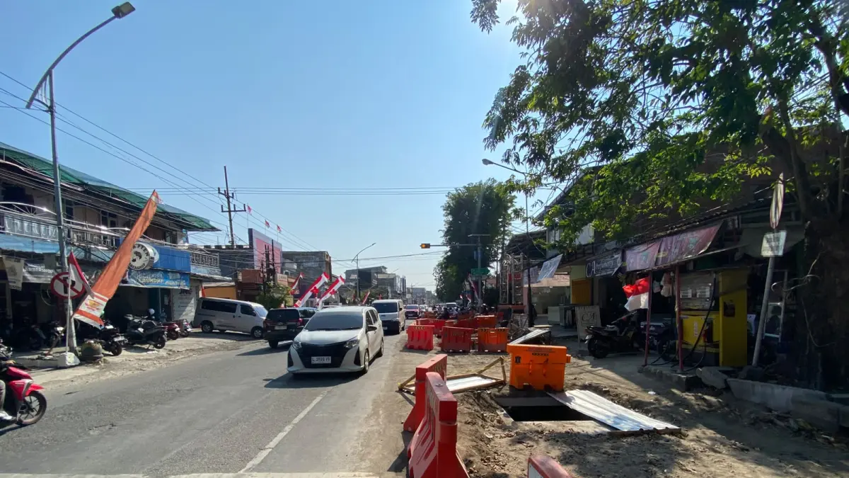 Proyek drainase di Surabaya dipercepat untuk antisipasi musim hujan pada akhir 2026. FOTO: IST
