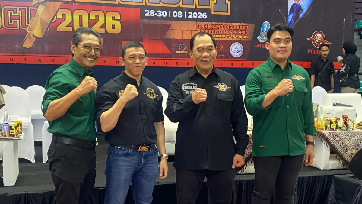 PEMBINAAN: BHS Cup III 2026 sebagai tempat mencetak atlet muda cabang olahraga tarung derajat di Jatim.(IST/RADAR SURABAYA)