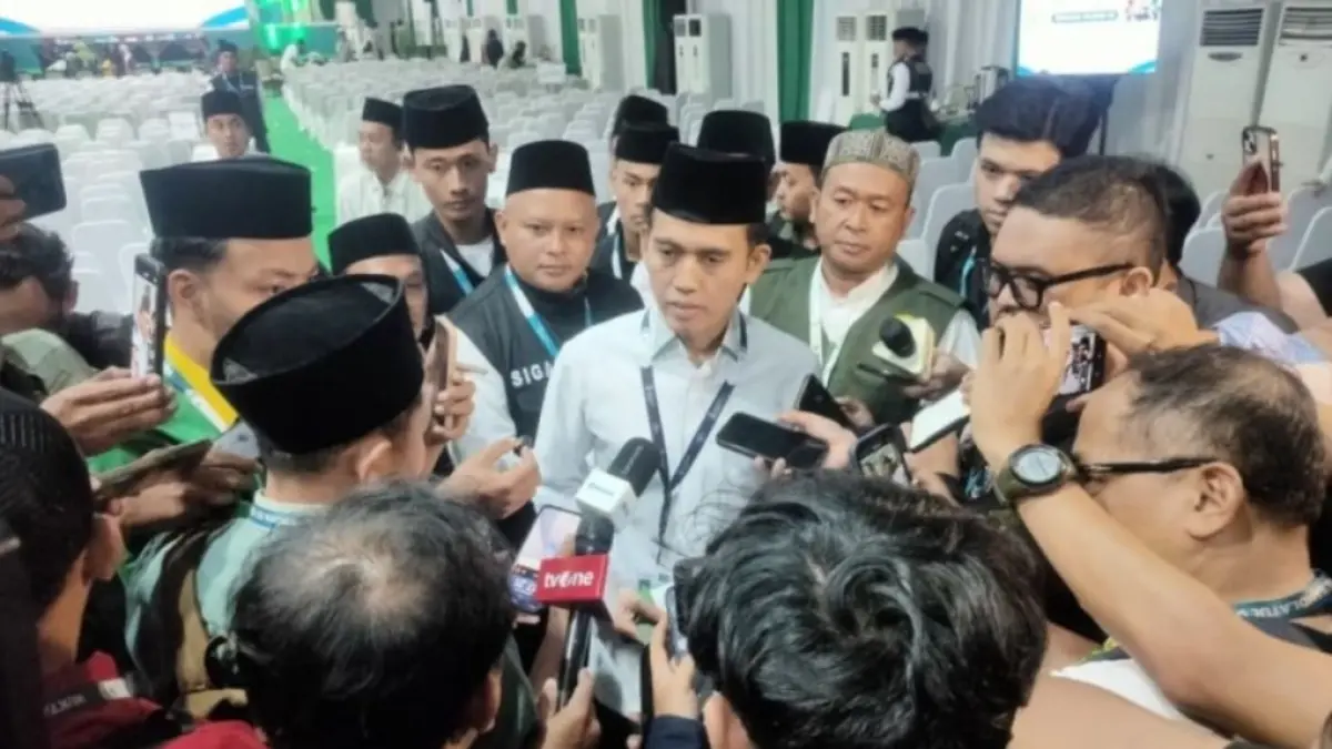  Pimpinan Sidang Komisi Organisasi Muktamar Ke-35 NU Prof Asrorun Niam.(PBNU) 
