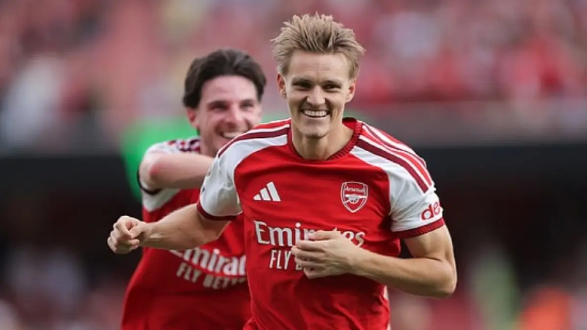 Martin Odegaard jadi pahlawan kemenangan Arsenal atas Chelsea. (Dailymail) 