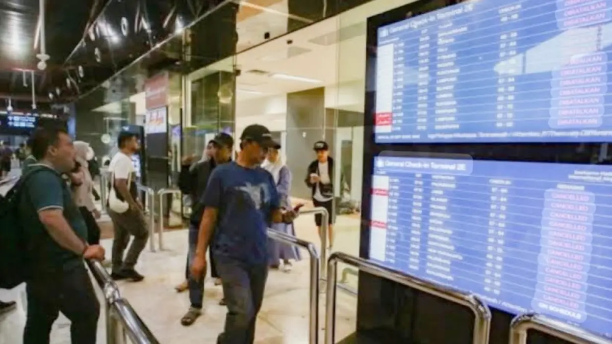 Selasa pagi Bandara Soekarno-Hatta kembali beroperasi. (Antara) 
