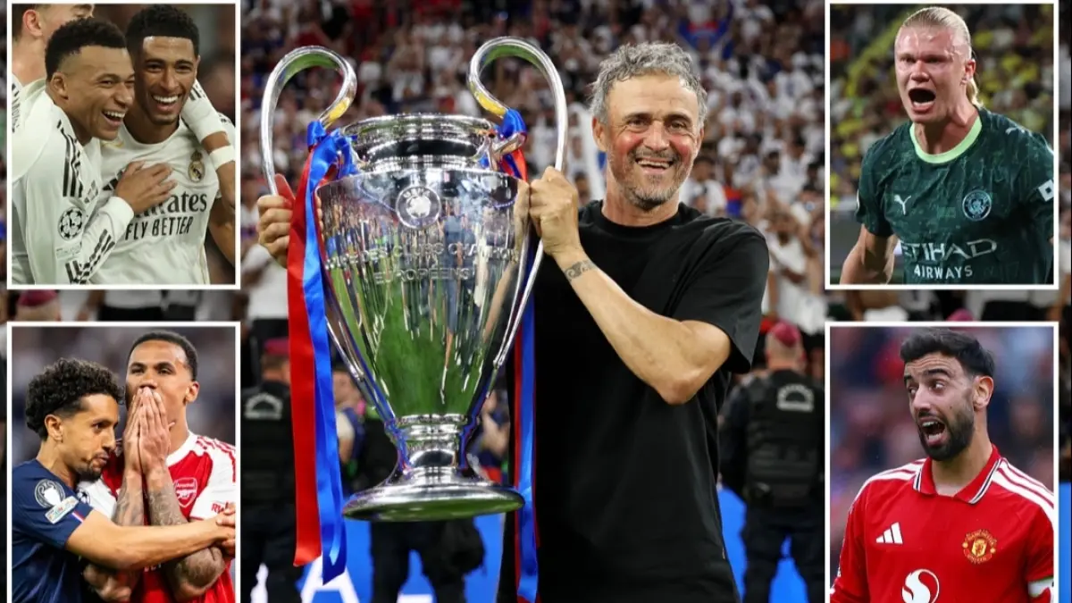 Superkomputer Opta menempatkan Paris Saint-Germain (PSG) di tempat kelima untuk menjadi jawara Liga Champions 2026/2027.(dailymail) 