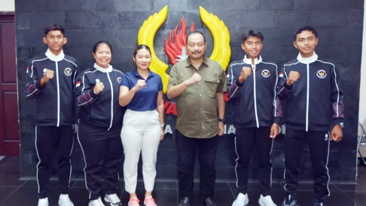 Atlet Triathlon Jatim yang memperkuat kontingen Indonesia di Asian Games Nagoya-Aichi 2026.(Andy Satria/Radar Surabaya)