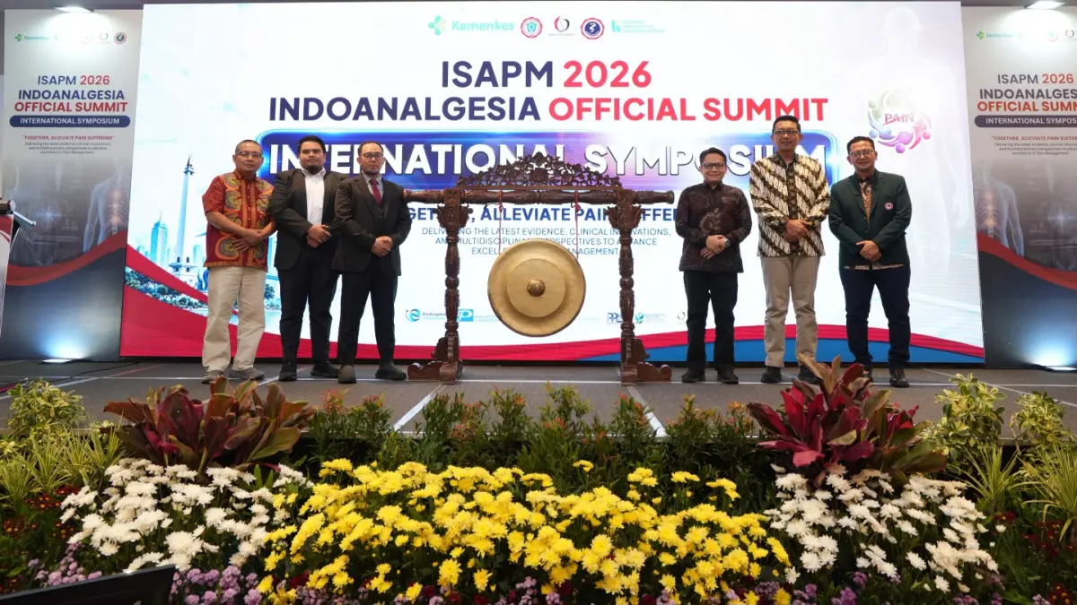 INOVATIF: Indoanalgesia Official Summit 2026 oleh Perhimpunan Dokter Spesialis Anestesiologi dan Terapi Intensif Indonesia untuk Manajemen Nyeri (ISAPM) pada 10 hingga 13 September 2026.