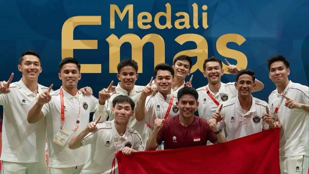 Penantian 28 tahun emas beregu putra Bulutangkis tuntas di Asian Games Aichi-Nagoya 2026.(IG Kemenpora)