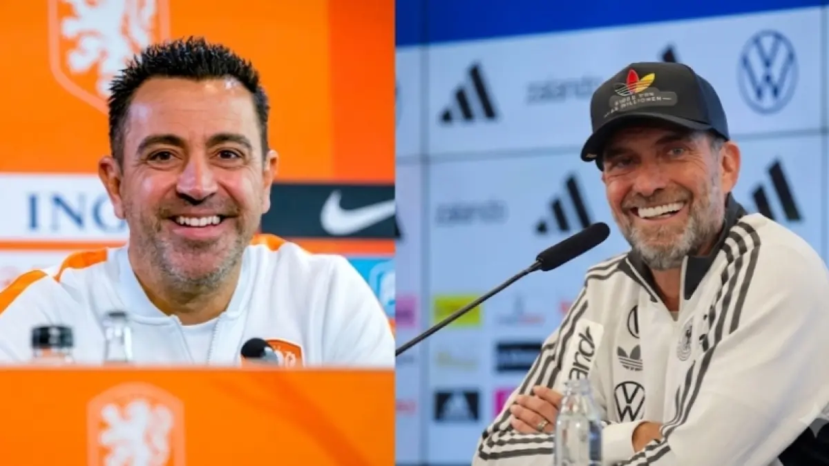Xavi Hernandez dan Jurgen Klopp akan beradu strategi dan taktik di UEFA Nations League.