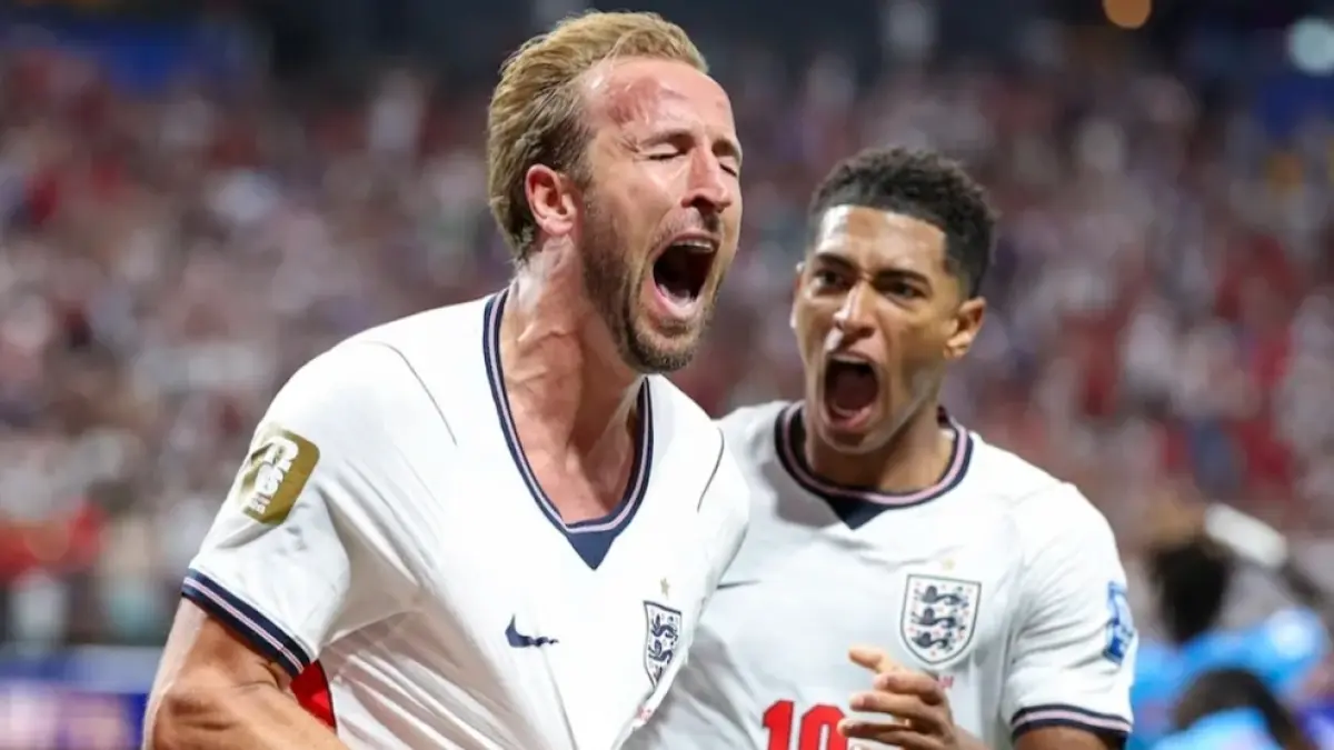 Harry Kane dan Jude Bellingham jadi andalan Inggris menghadapi Spanyol. (Sport mole)