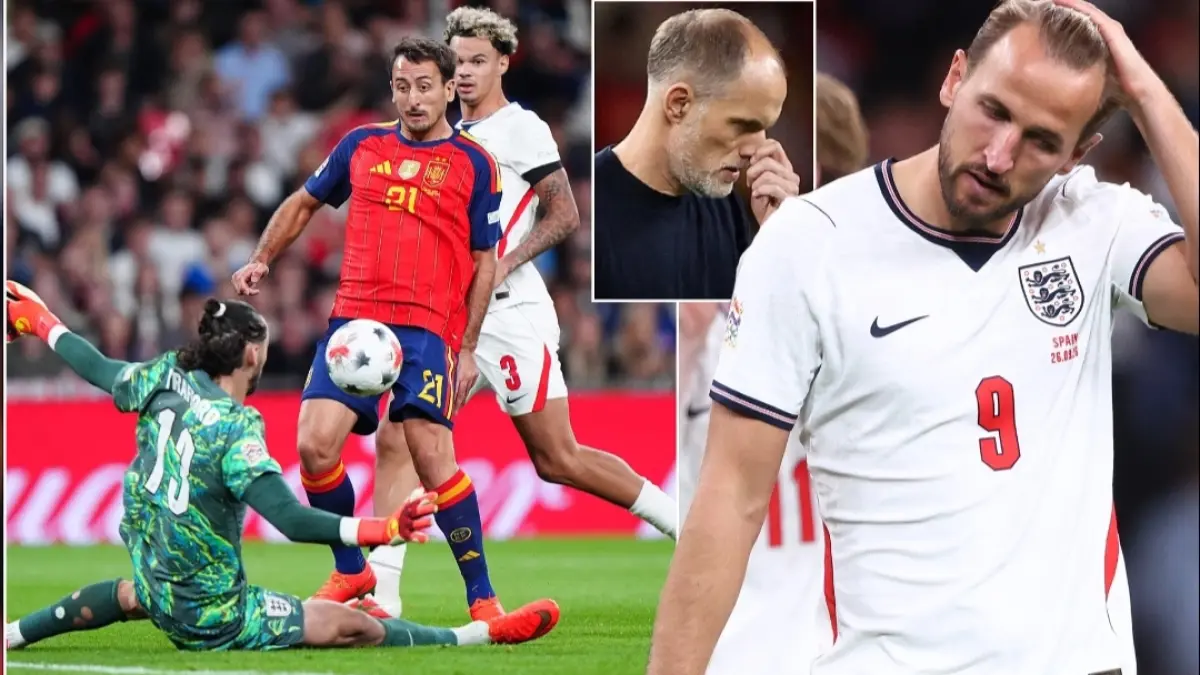 Harry Kane gagal penalti, Inggris kembali tunjukkan kelemahan gagal pertahankan kemenangan. (Dailymail)