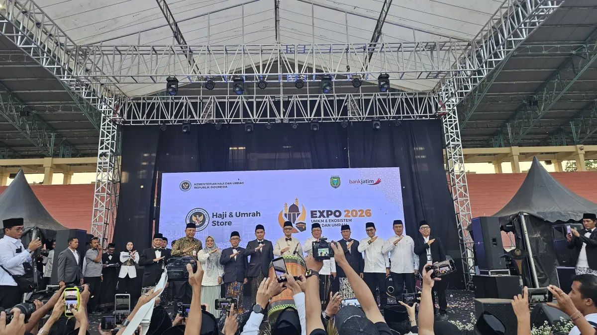 SEMARAK: Bank Jatim berpartisipasi dalam Expo UMKM dan Ekosistem Haji dan Umrah. (IST/RADAR SURABAYA)