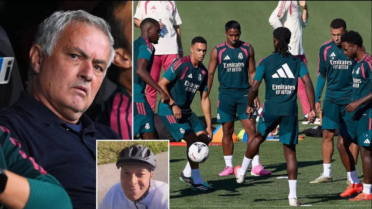 Jose Mourinho dikabarkan gagal meredakan ketegangan di ruang ganti Real Madrid. (Dailymail)