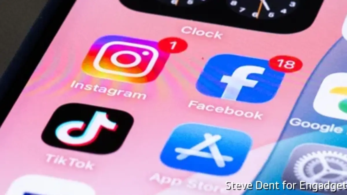 Meta blokir TikTok. (Engadget)
