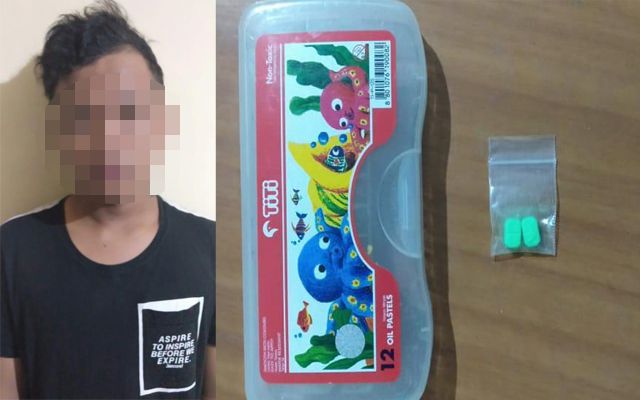 Gerebek Pengedar Cari Sabu, Temukan Pil Ineks di Kotak Crayon
