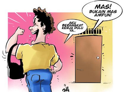 Istri Tukang Selingkuh Diisolasi Lima Hari di Kamar