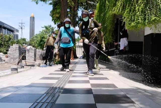 Cairan Disinfektan yang Dipakai Penyemprotan Dipastikan Aman