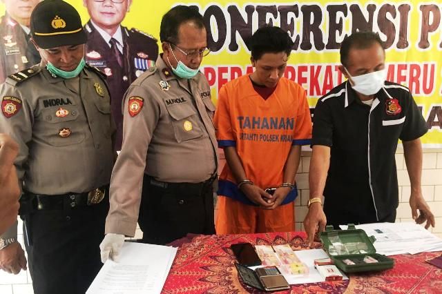 Polsek Krian Tangkap Warga Jeruk Gamping karena Jadi Budak SS